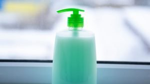 Soap and water solution