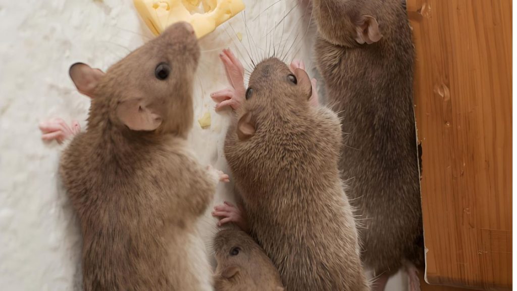 Mice climbing walls