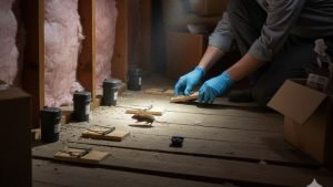 Place Traps in Attic, Crawl Space, and Garage