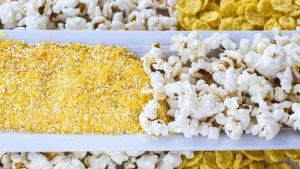 Popcorn and cornmeal
