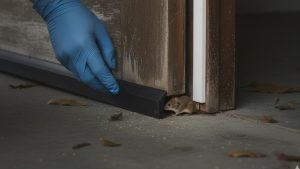 Use Door Sweeps and Weather Stripping