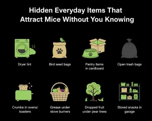 What are the Foods that attracts mice