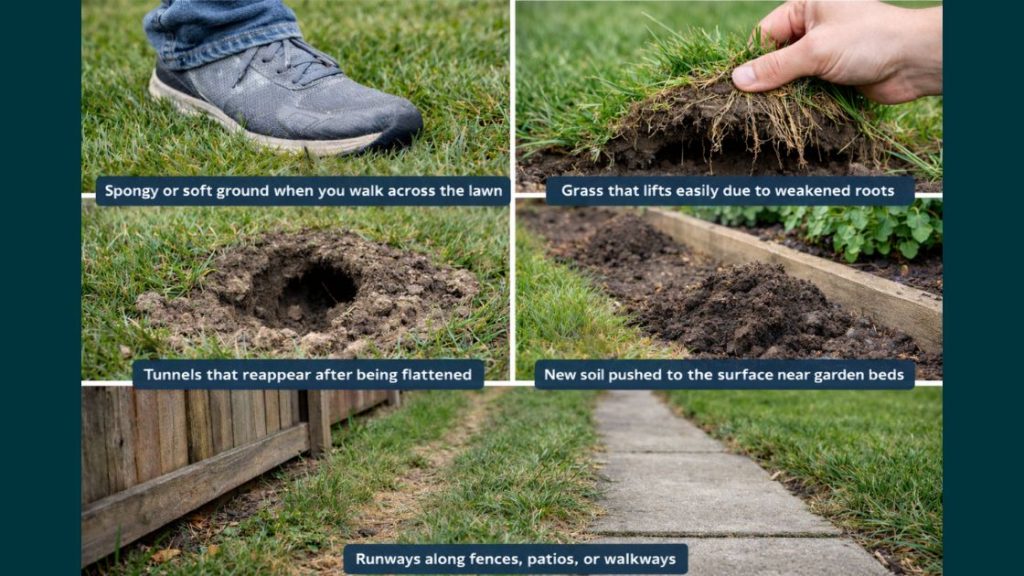 Common Signs of Mole Activity Beneath the Surface