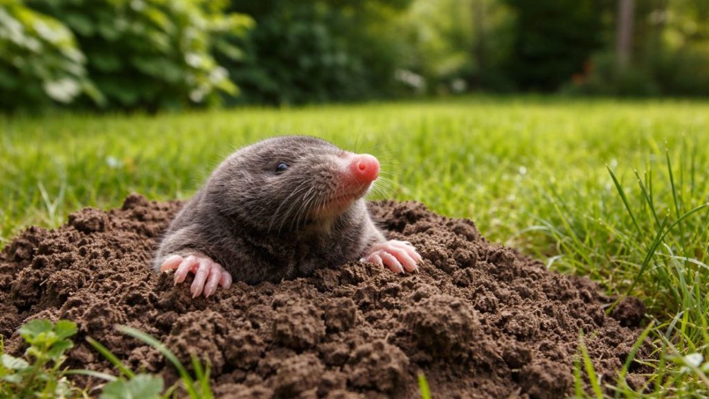 Signs of Moles in Yard