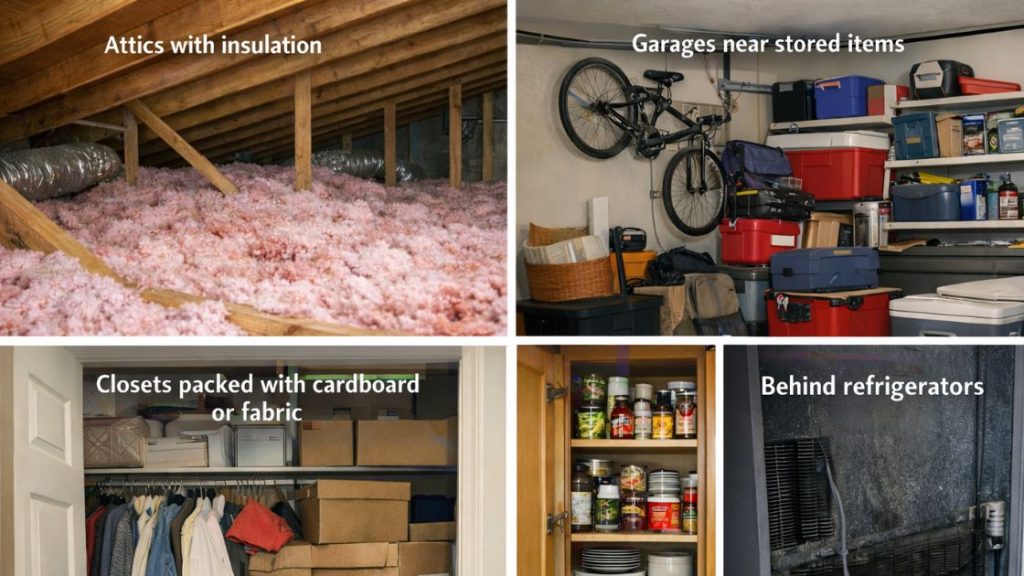 Where Do Mice Nest Inside a Home